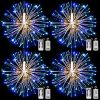 4 Packs; Fairy String Lights Christmas Lights; 90LED 8 Modes Dimmable String Fairy Lights With Remote Control; Waterproof Copper Wire Decorative Hang