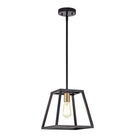 1 Light pendant light (Color: Black)