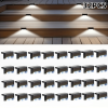 32/16 PCS Decorative Light Solar Energy Waterproof and Dustproof Light Source Sensing Suitable for Shopping Malls Guardrails Decks Stairs Gardens Cour