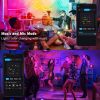 16.4/32.8Ft Neon Rope Lights,Flexible Led Rope Lights Control with App/Remote,Multiple Modes Rope Lights,Music Sync Light Strip for Bedroom