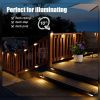 32/16 PCS Decorative Light Solar Energy Waterproof and Dustproof Light Source Sensing Suitable for Shopping Malls Guardrails Decks Stairs Gardens Cour