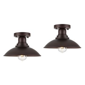 1 Light ceiling fixture (Color: ORB, Pack: 2 Pack)