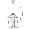 4 Light pendant light