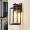 Motion sensor outdoor wall light