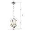 4 Light pendant light